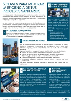 Infografía: 5 claves para mejorar la eficiencia de tus procesos sanitarios