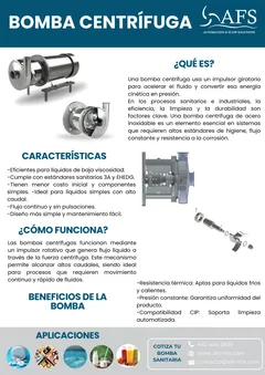 Infografía: Bomba centrífuga