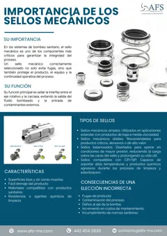 Infografía: La importancia de los sellos mecánicos