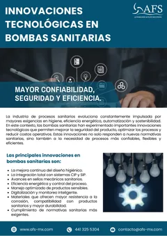 Infografía: Innovaciones tecnológicas en bombas sanitarias