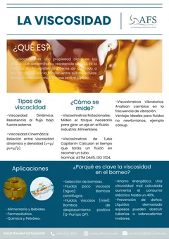 Infografía: La viscosidad: qué es y por qué importa en el bombeo